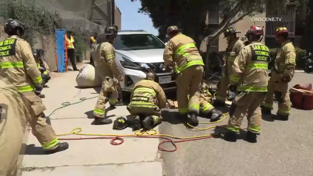 Homeless man hit by car, dragged almost 30 feet in Hillcrest