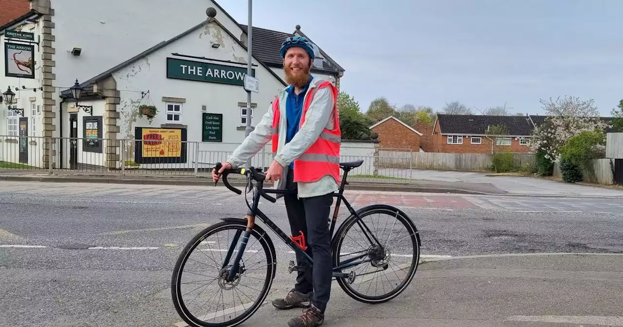 Nottingham man cycles distance of the world for charity in 'demanding' challenge