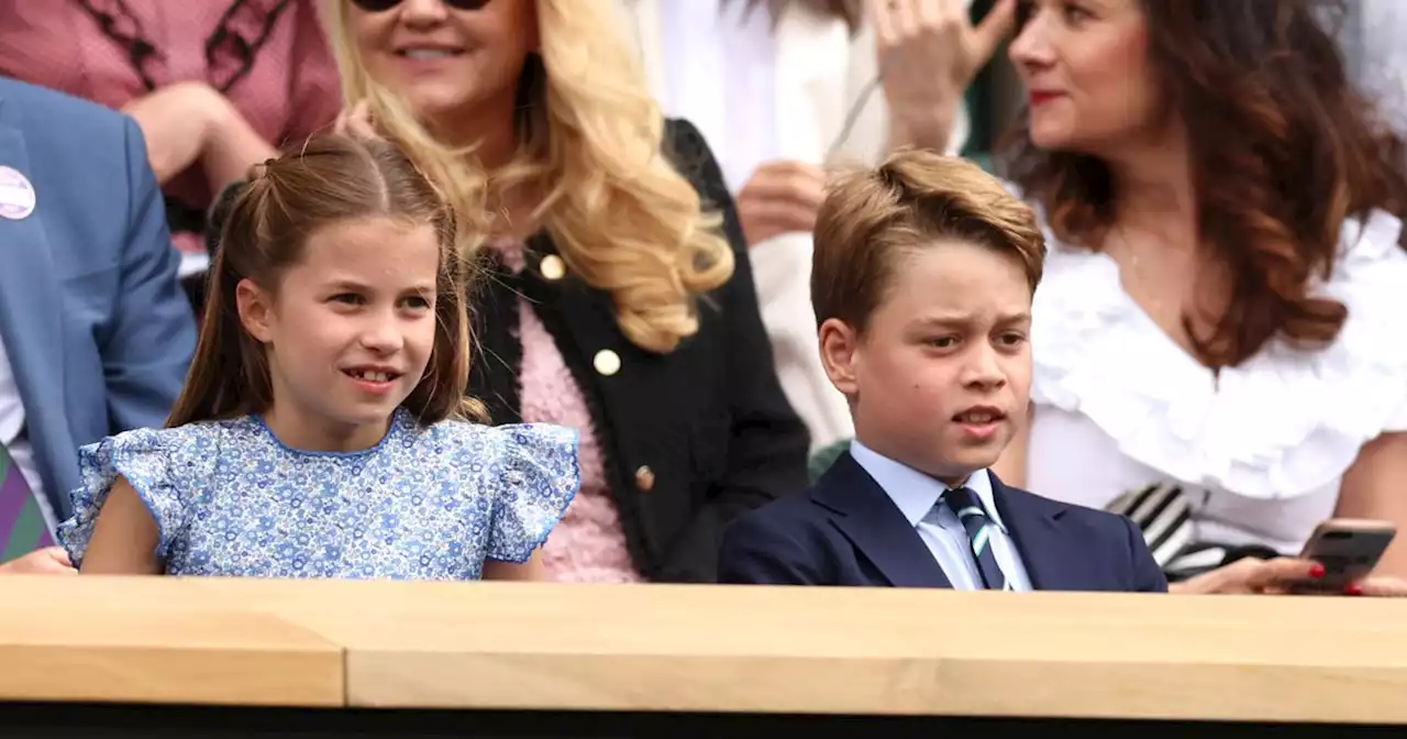 Prince George and Princess Charlotte 'broke Wimbledon rules'