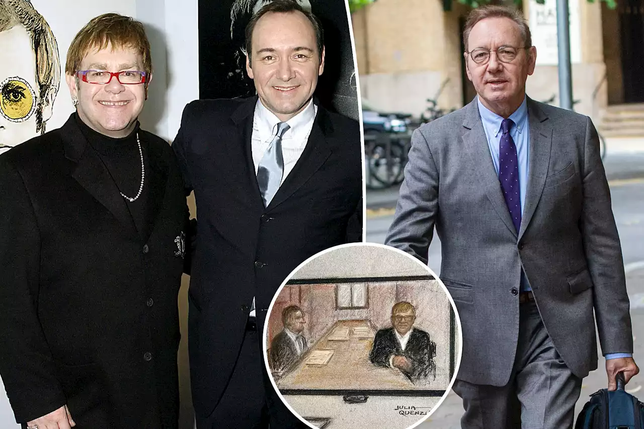 Elton John backs Kevin Spacey’s testimony at actor’s sexual assault trial