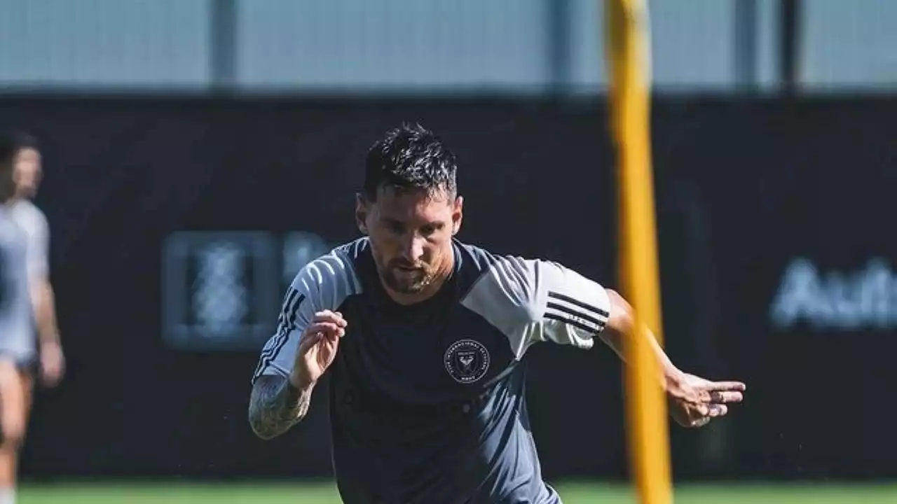 Messi ya se entrena con el Inter de Miami para debutar contra Cruz Azul