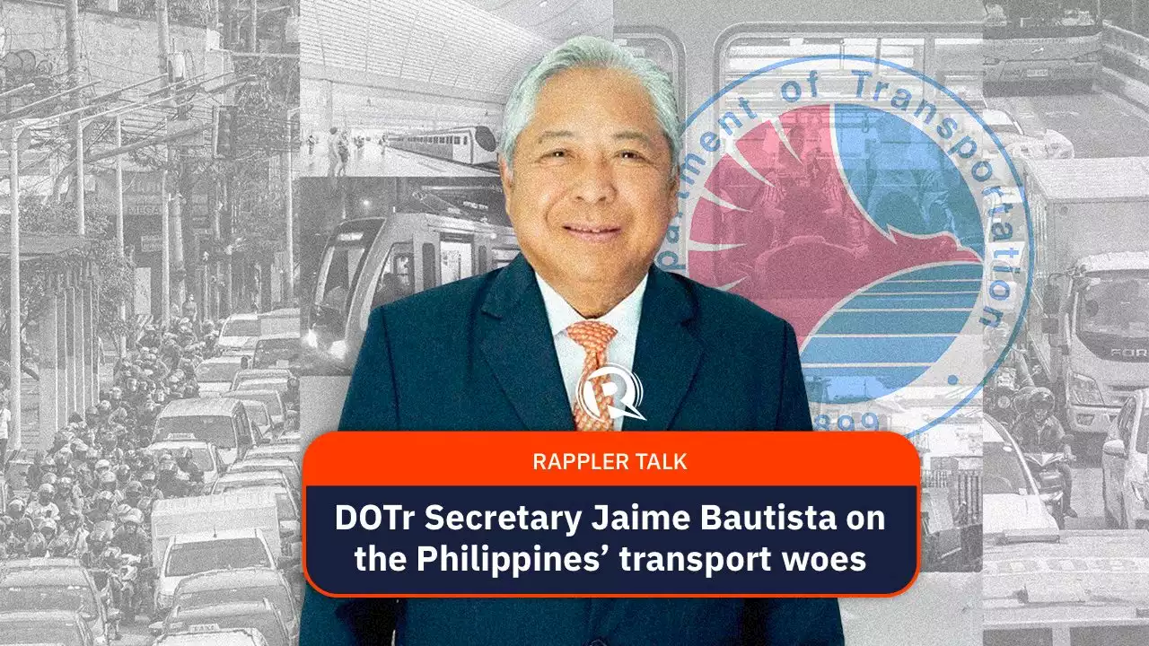 Rappler Talk: DOTr Secretary Jaime Bautista on modernizing PH transport infrastructure