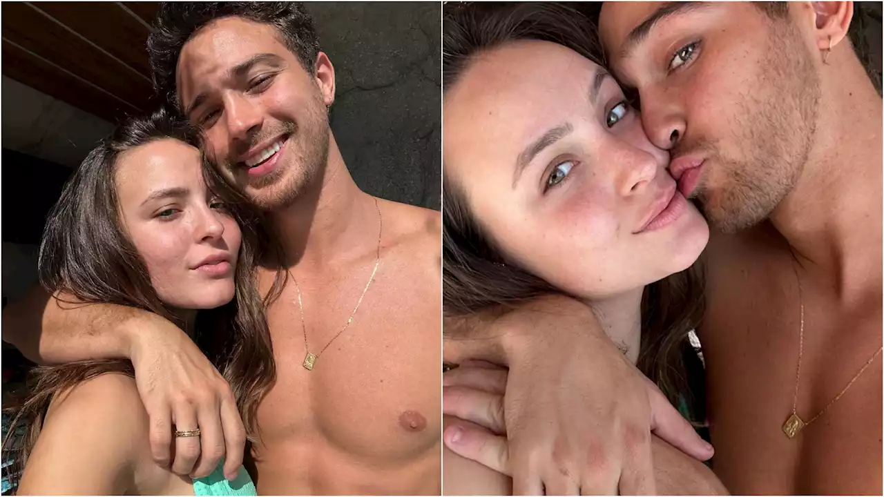 Larissa Manoela comemora 1 ano ao lado de seu noivo, André Luiz Frambach: ‘Torna tudo especial’