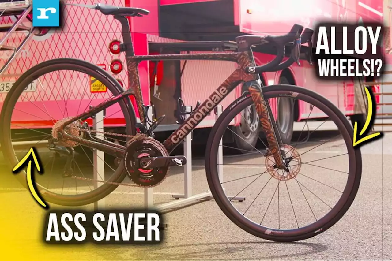 A pro on ALLOY wheels? A closer look at Richard Carapaz's training bike vs his racing rig