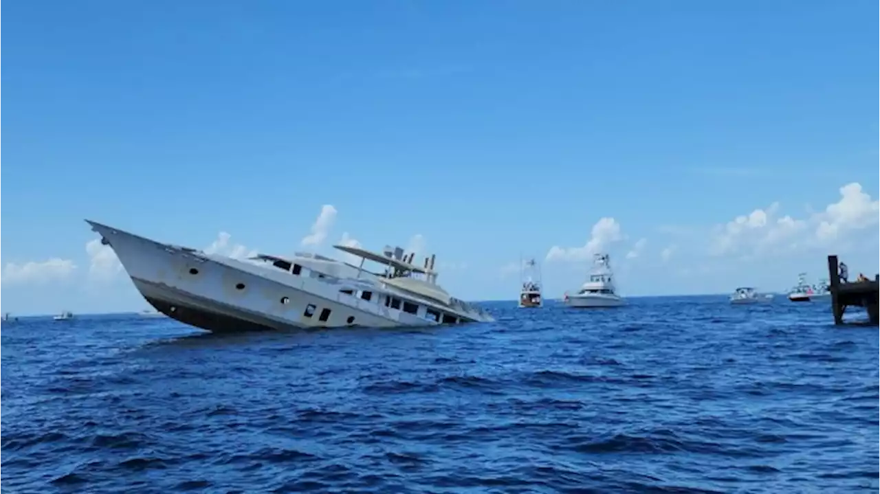 This 126-Foot Yacht Was Just Transformed Into an Artificial Reef