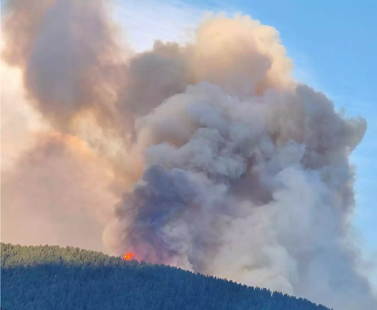 Oberwallis: 100 ha Wald brennen