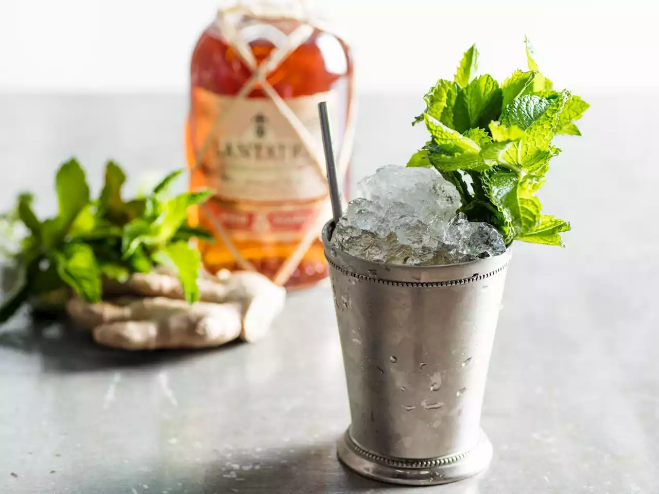 Dark and Stormy Julep Cocktail (With Ginger and Rum) Recipe