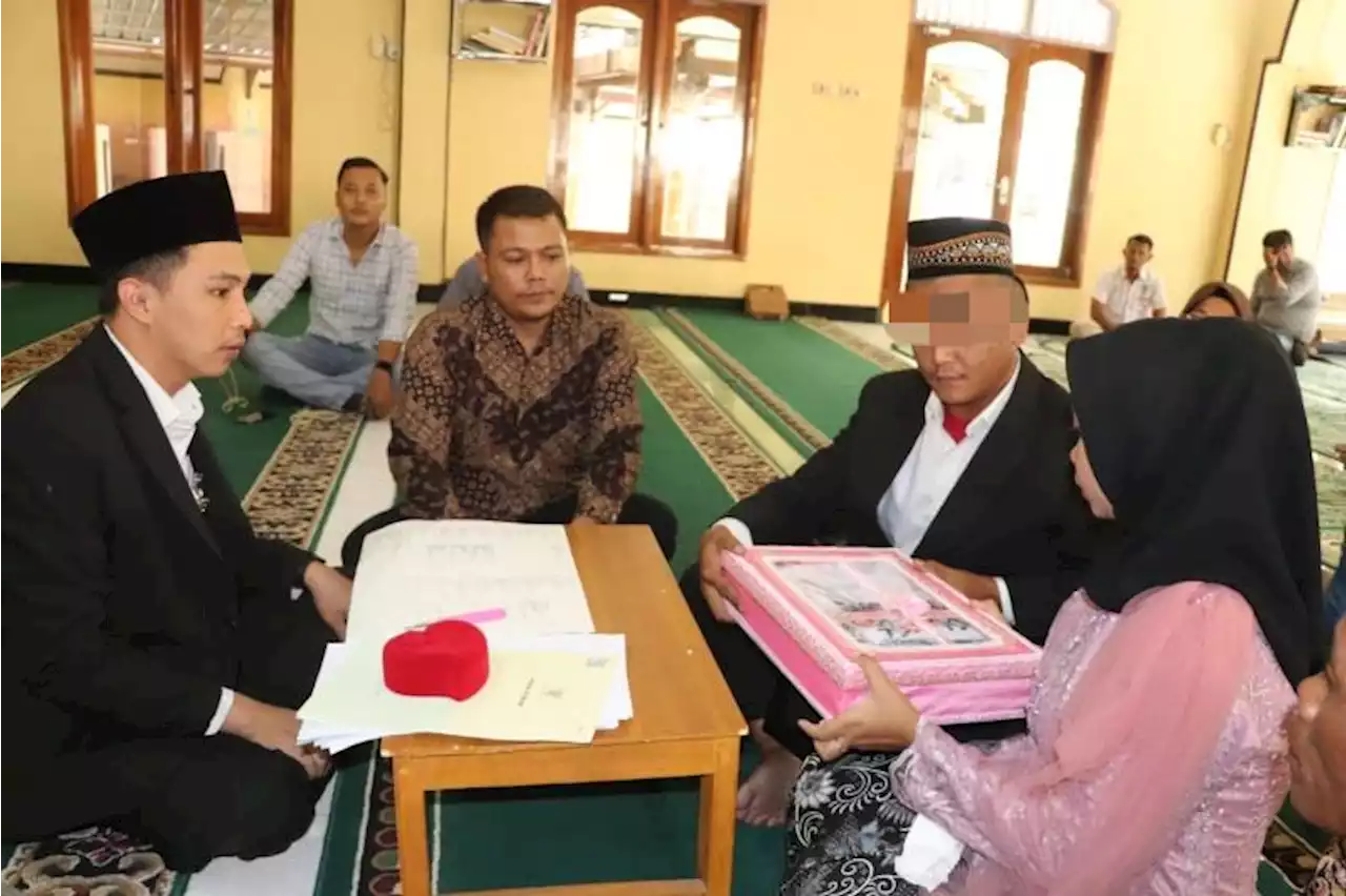 Kena Kasus Narkoba, Warga Sumberlawang Terpaksa Nikah di Polres Sragen