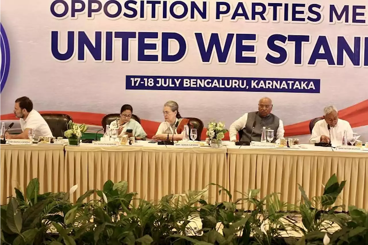 Indian opposition parties form alliance called ‘India’ for 2024 elections