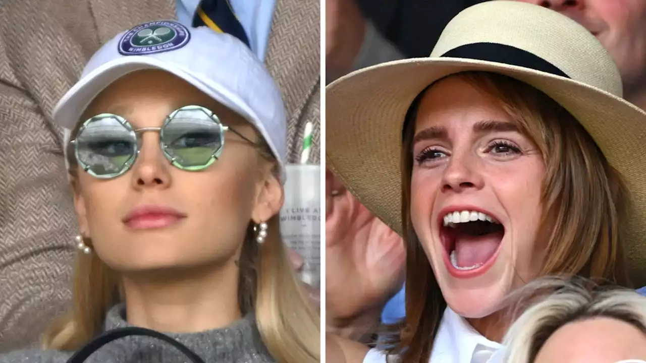 Ariana Grande & Emma Watson Had a Matching Moment at Wimbledon