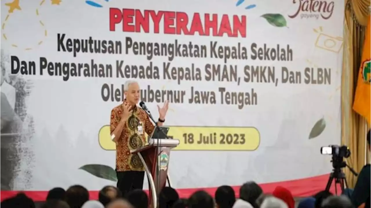 Intip Strategi Ganjar Cegah Pungli di Sekolah