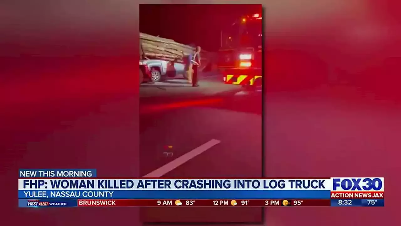 Woman Dies After Crash With Log Truck Causes Logs To Fall On Her Car