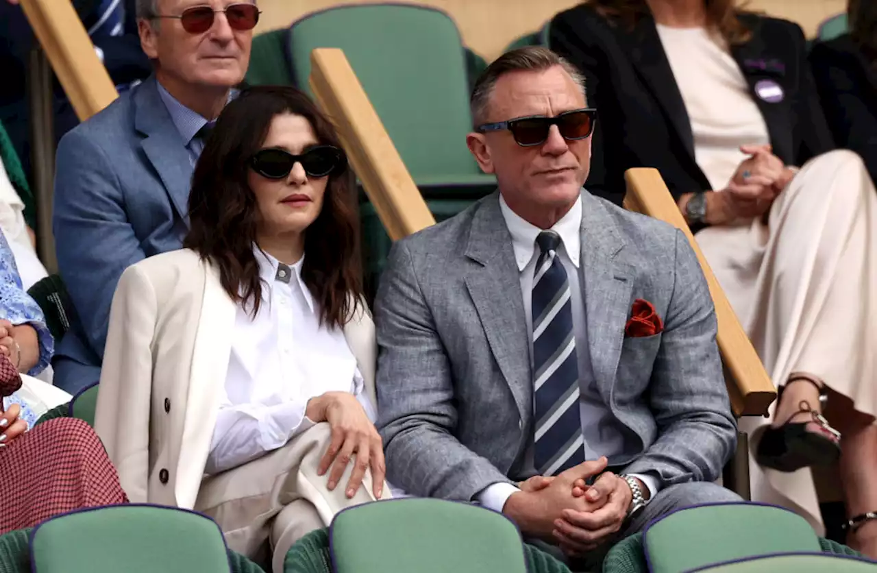 Rachel Weisz Suits Up in Brunello Cucinelli With Daniel Craig Channeling James Bond for Wimbledon Men’s Singles Final