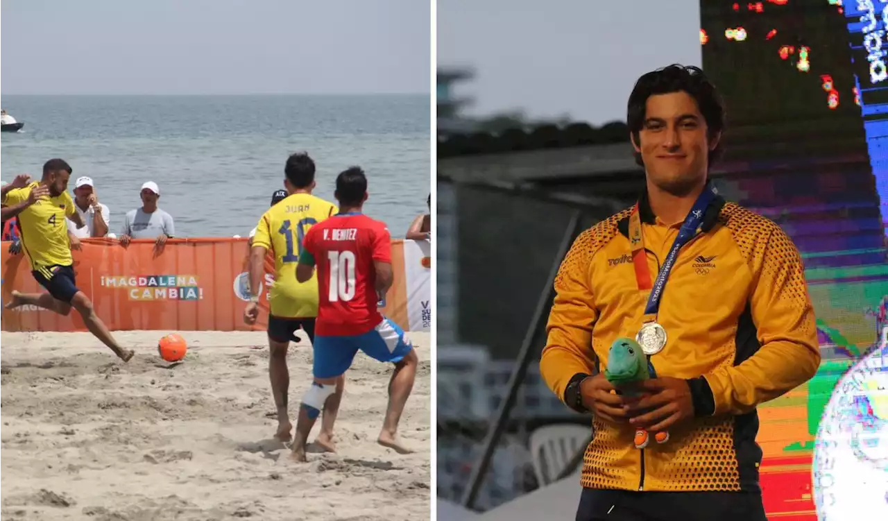 Colombia lidera; Venezuela se acerca: medallero de los Juegos Suramericanos de Playa tras el día 4