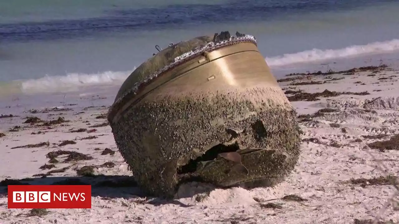 O misterioso objeto encontrado em praia da Austrália que intriga autoridades - BBC News Brasil