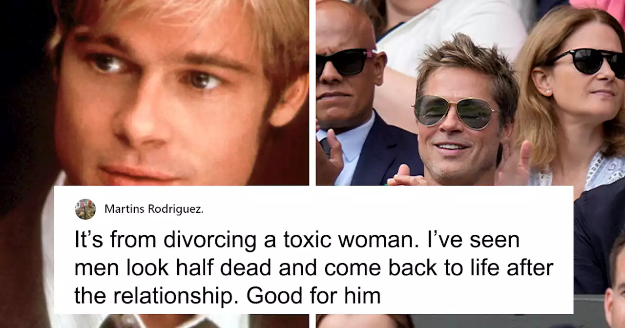 Fans Are Surprised By Brad Pitt’s Age After Pics Of Him At Wimbledon Go Viral