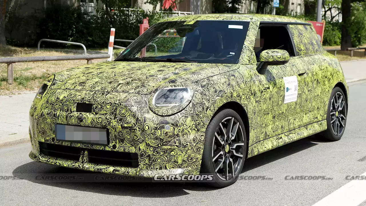 MINI John Cooper Works EV Spied With Sporty Upgrades | Carscoops