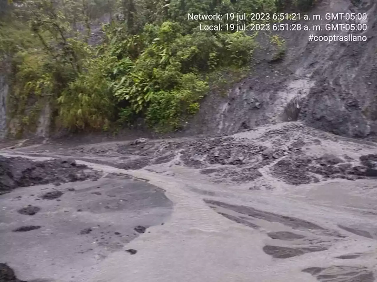 Se complica movilidad por avalancha en Quetame: cierran carretera alterna a la vía al Llano