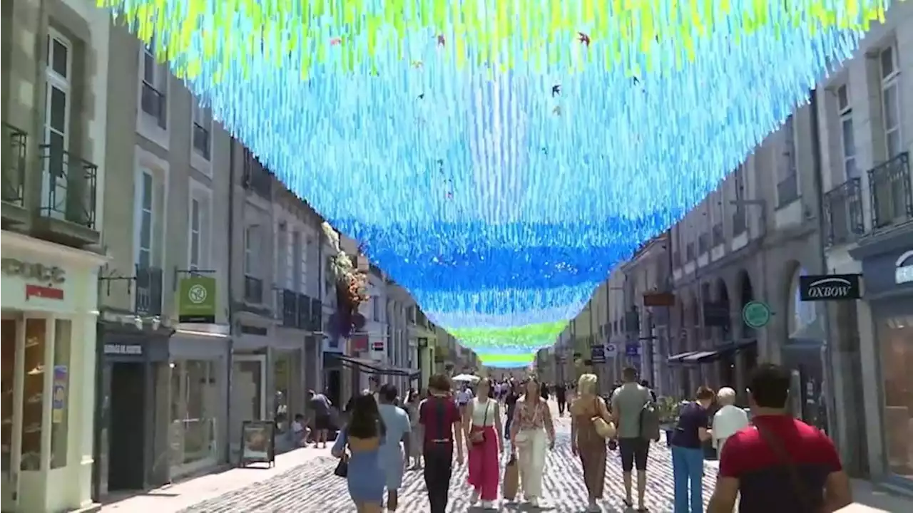 Canicule : Rennes teste un voile anti-chaleur dans son centre-ville