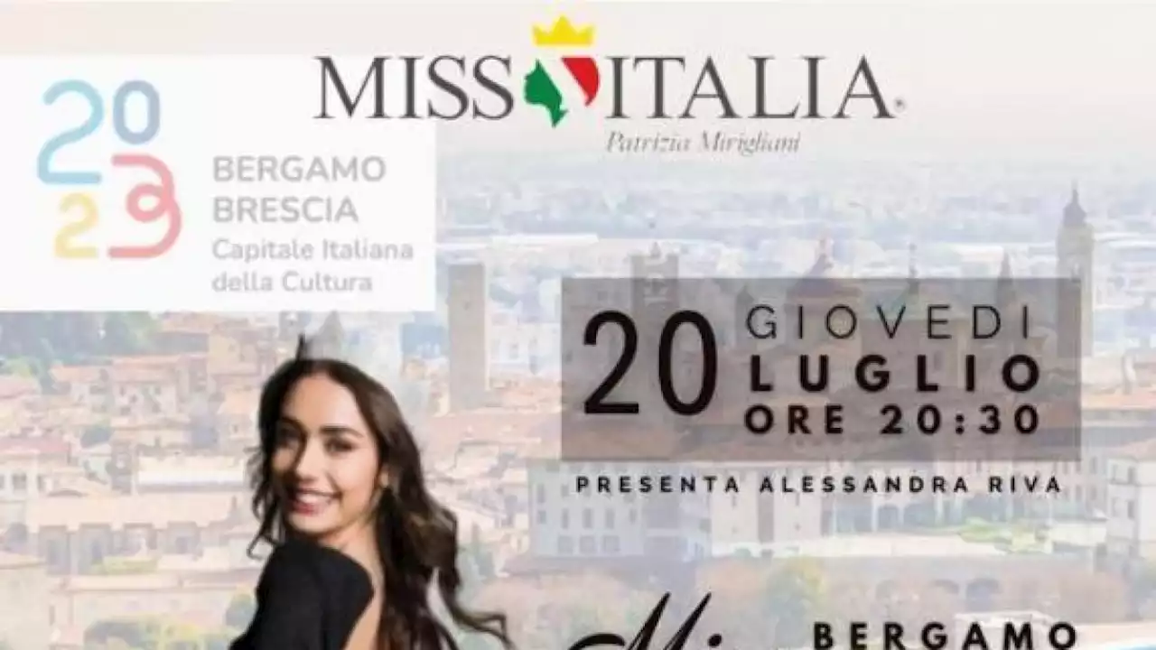 Miss Capitale della Cultura, il Comune di Bergamo si dissocia: «Rubato il logo, non è una nostra iniziativa»