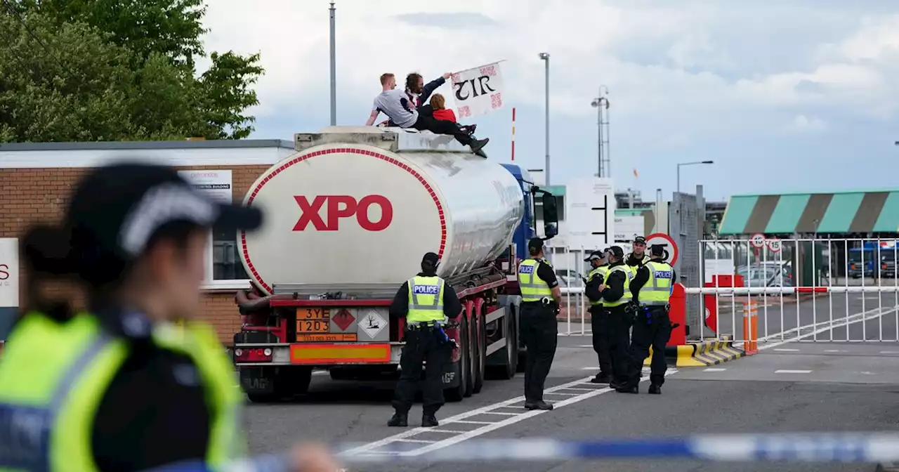 Seven arrested after climate protestors 'scale oil tanker' in Grangemouth