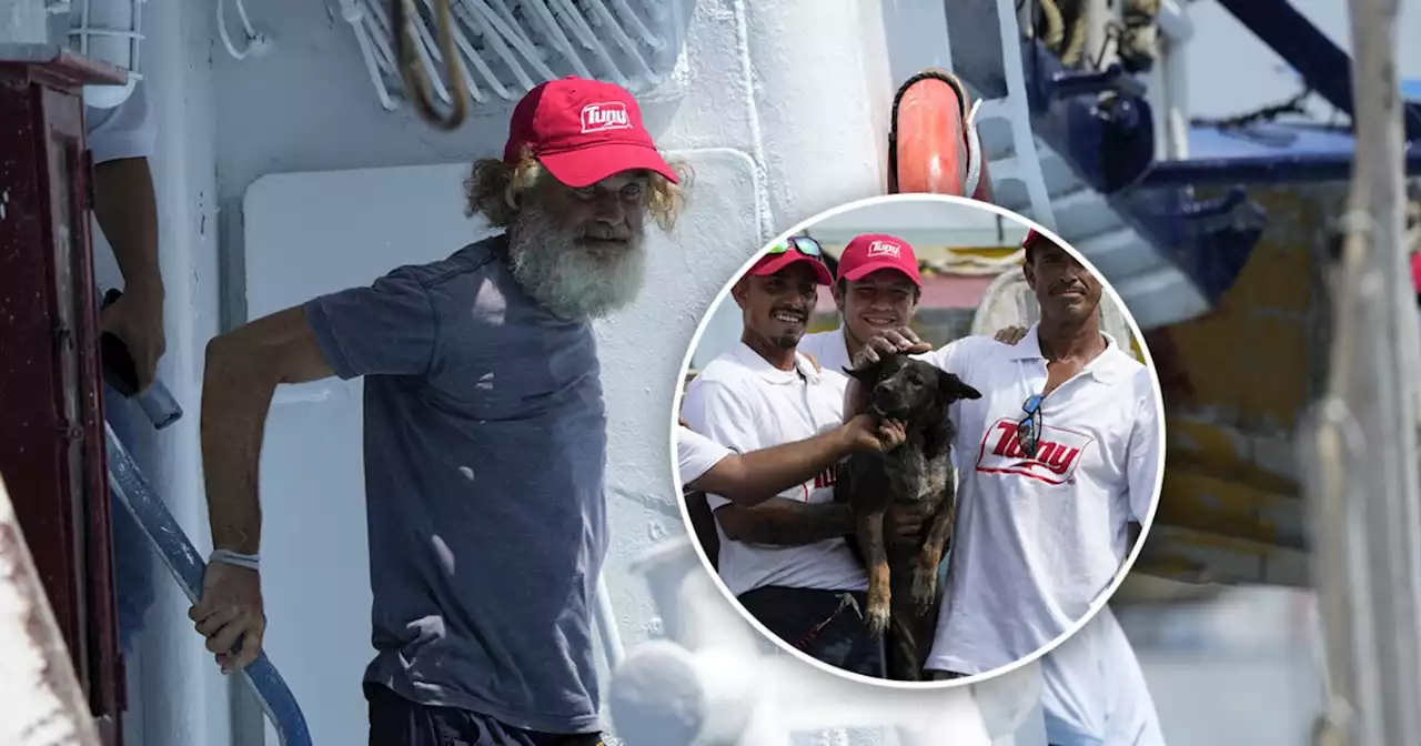 Rescued Australian man who was adrift 3 months in Pacific with dog 'grateful' to be alive