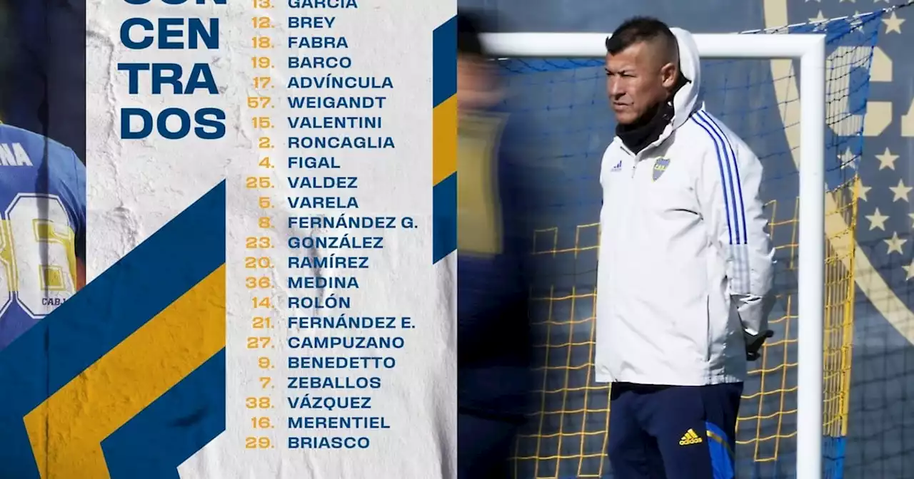 La lista de convocados de Boca para la Copa Argentina con un refuerzo y una baja llamativa