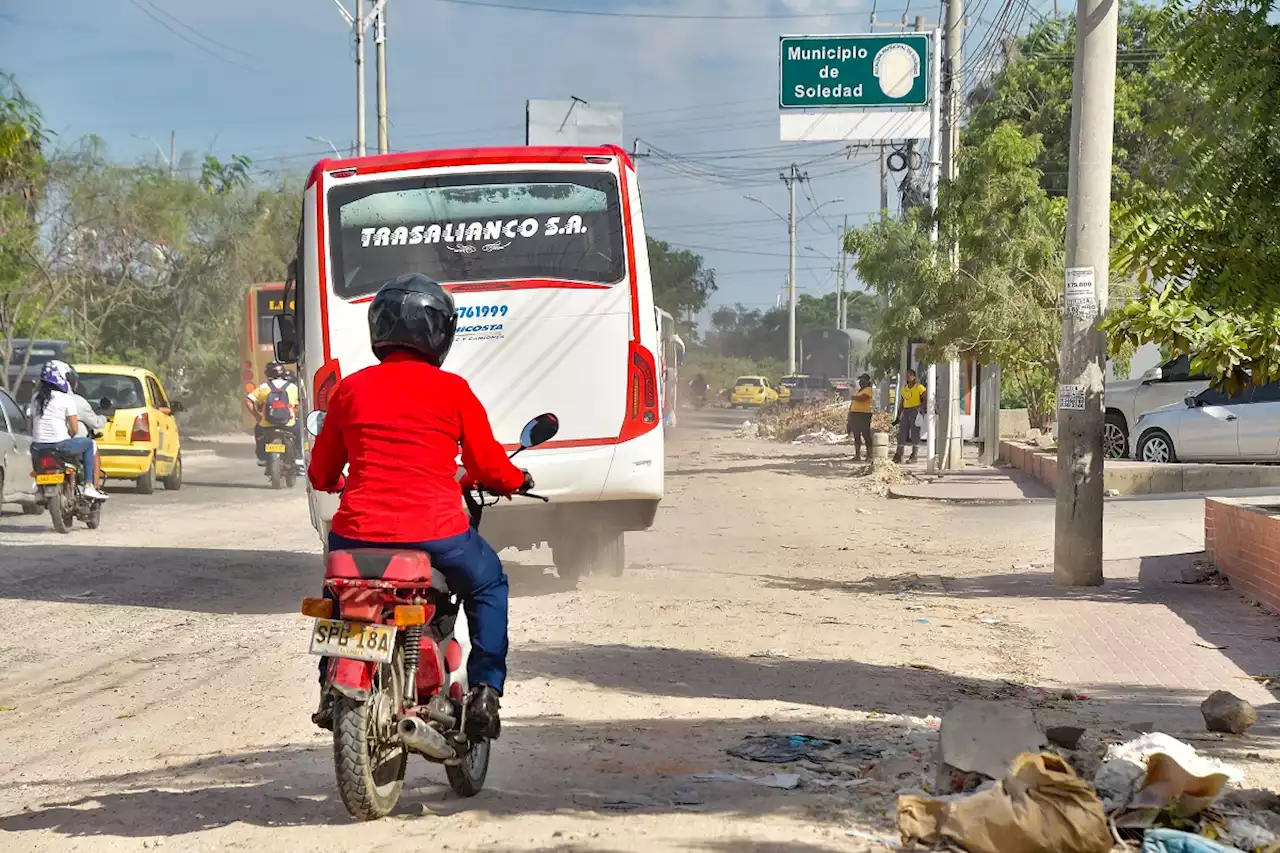 El tramo deteriorado de la calle 30 es responsabilidad de Soledad