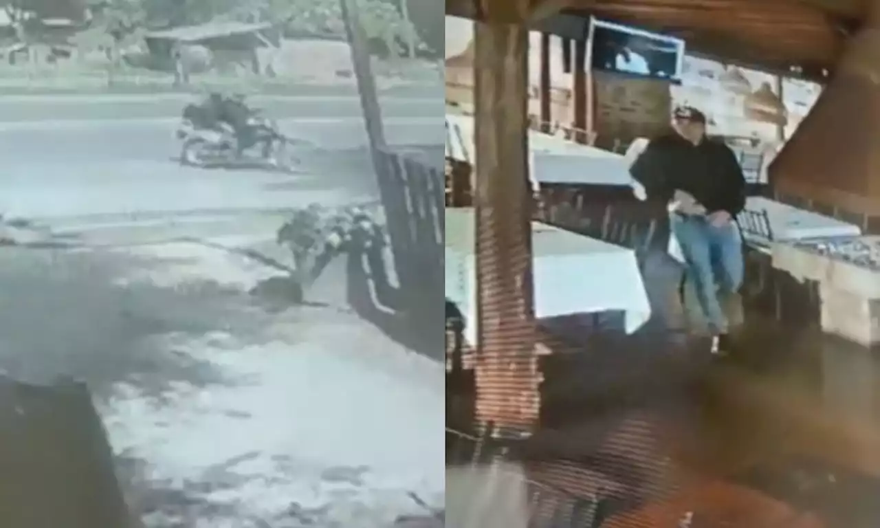 Video: momento cuando hombres ingresan y disparan en reconocido restaurante de Cota