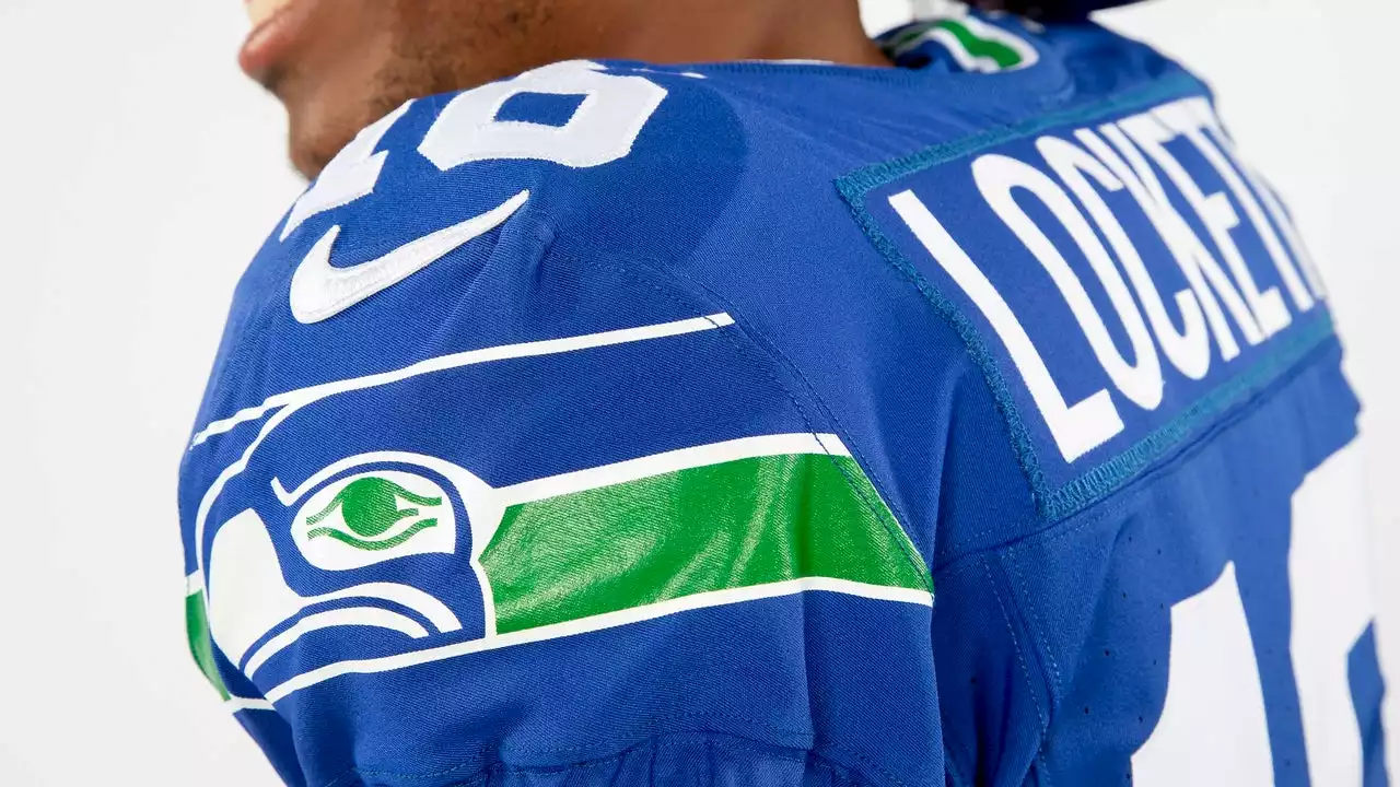 PHOTOS: Seahawks unveil new throwback 90s uniforms for 2023