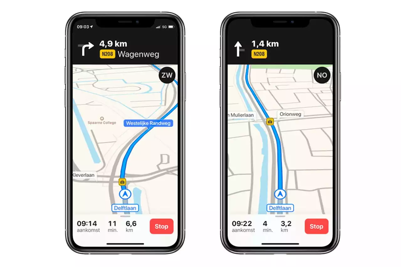 'Plans' d'Apple est en train de s'imposer face à Google Maps