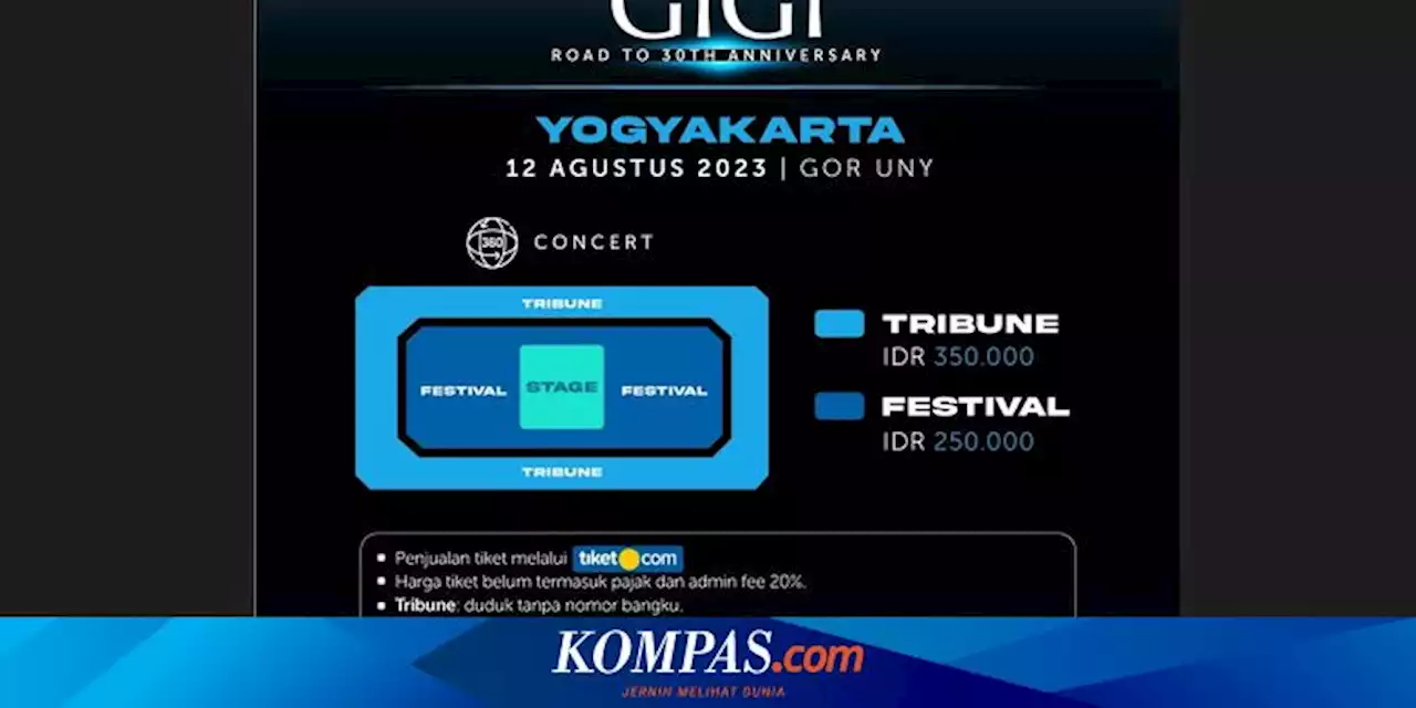 GIGI Suguhkan Konsep Panggung 360 Derajat di Konser 30 Tahun Berkarya