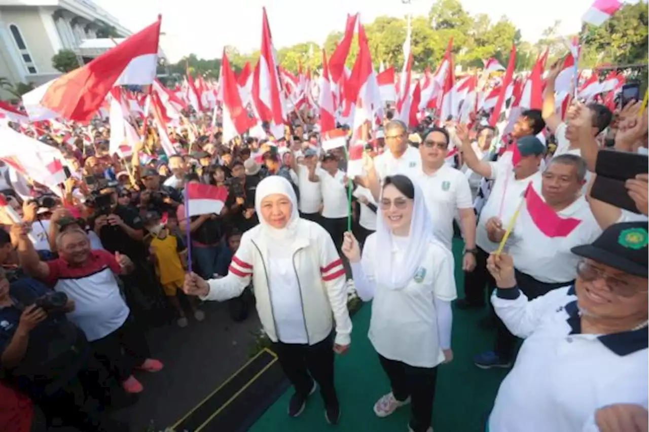 Rayakan 1 Muharram 1445, Puluhan Ribu Warga Jatim Turun ke Jalan