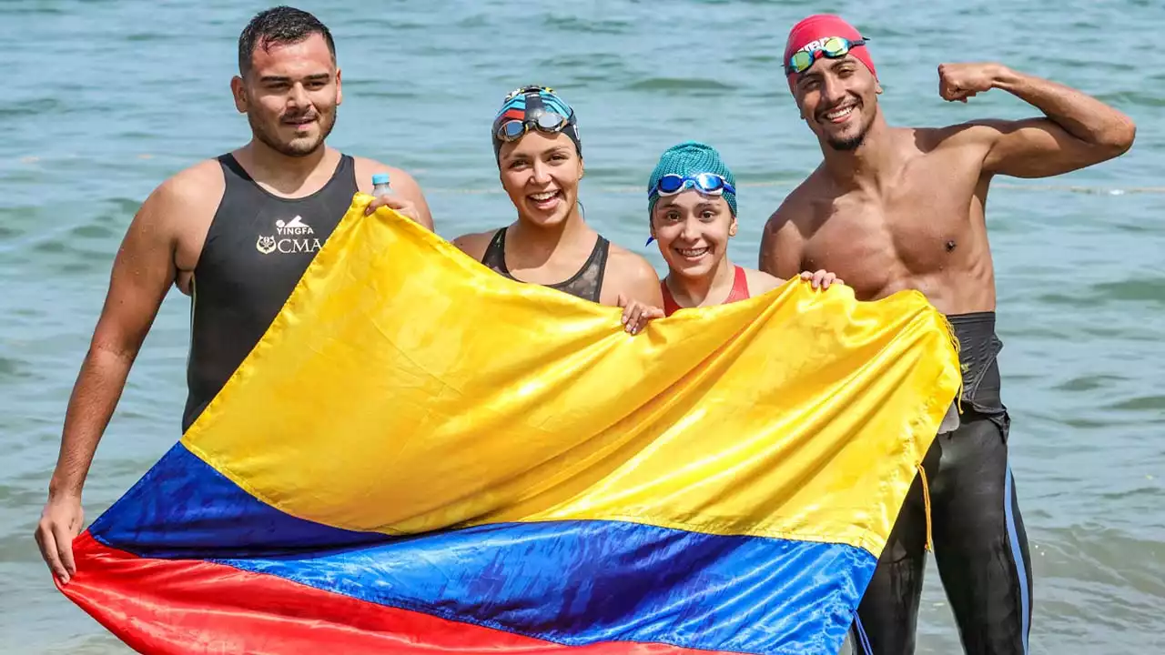 Colombia campeona de actividades subacuáticas en los V Juegos Suramericanos