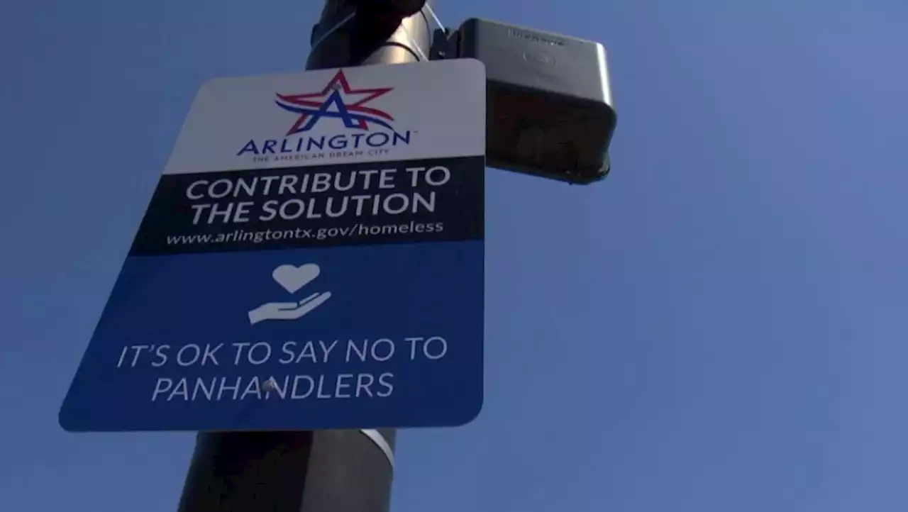 North Texas cities try new approach to panhandling, anti-panhandling signs appear