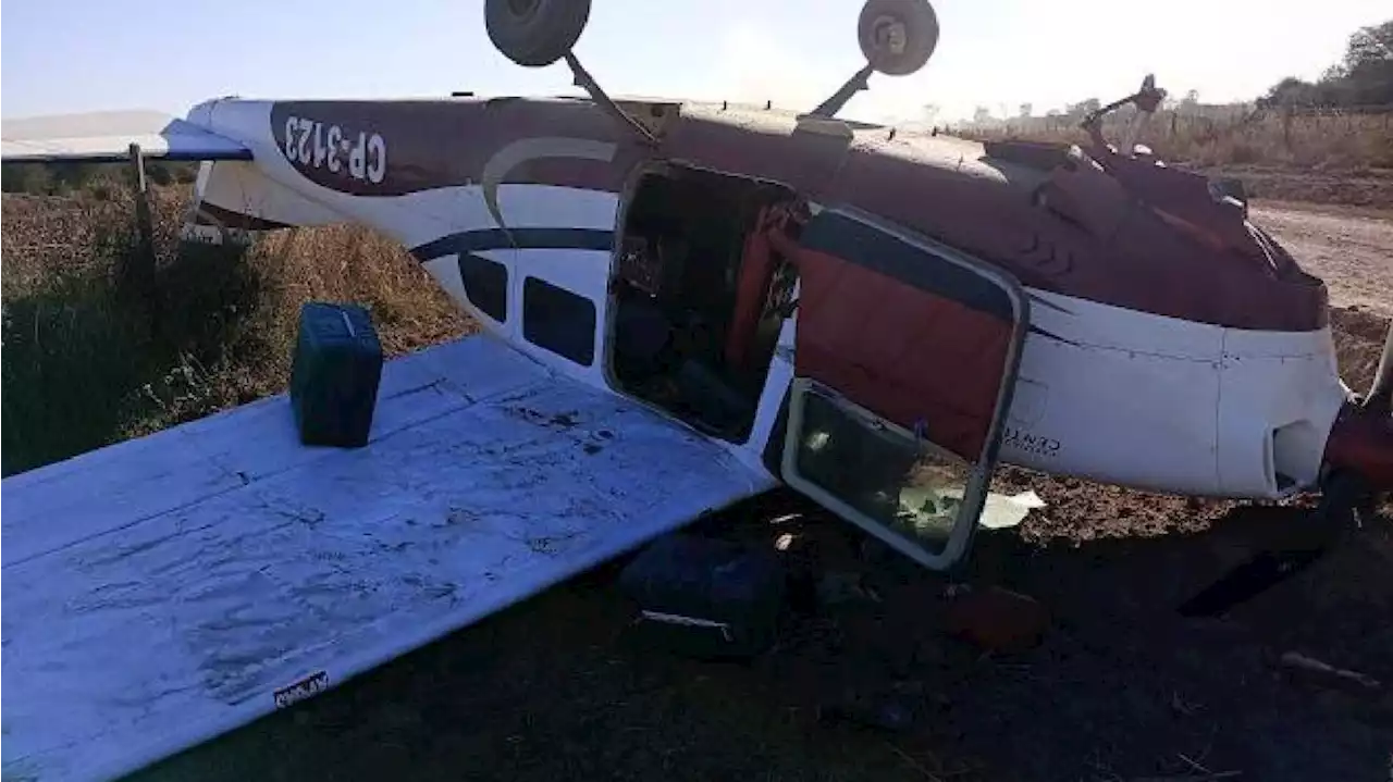 Chaco: se estrelló una avioneta que transportaba más de 300 kilos de cocaína