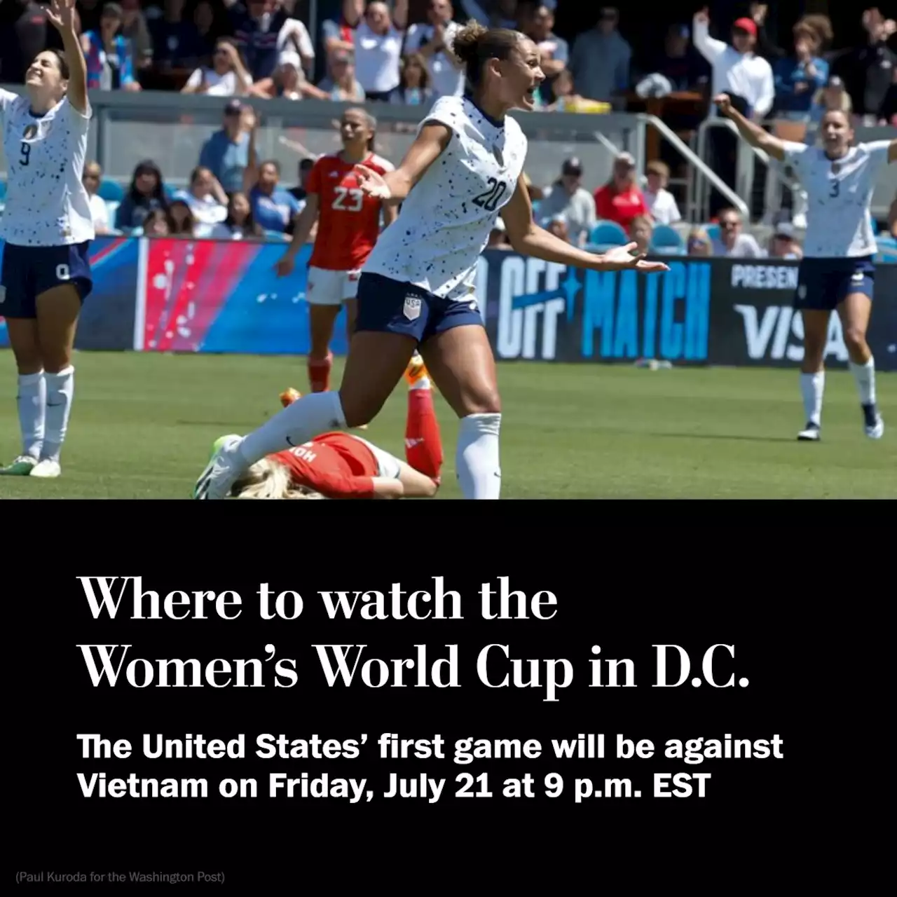 Where to watch the Women’s World Cup in D.C.