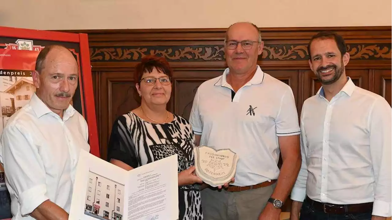 „Mehr als eine Plakette an der Wand“: Diese zwei Anwesen erhalten den Rosenheimer Fassadenpreis