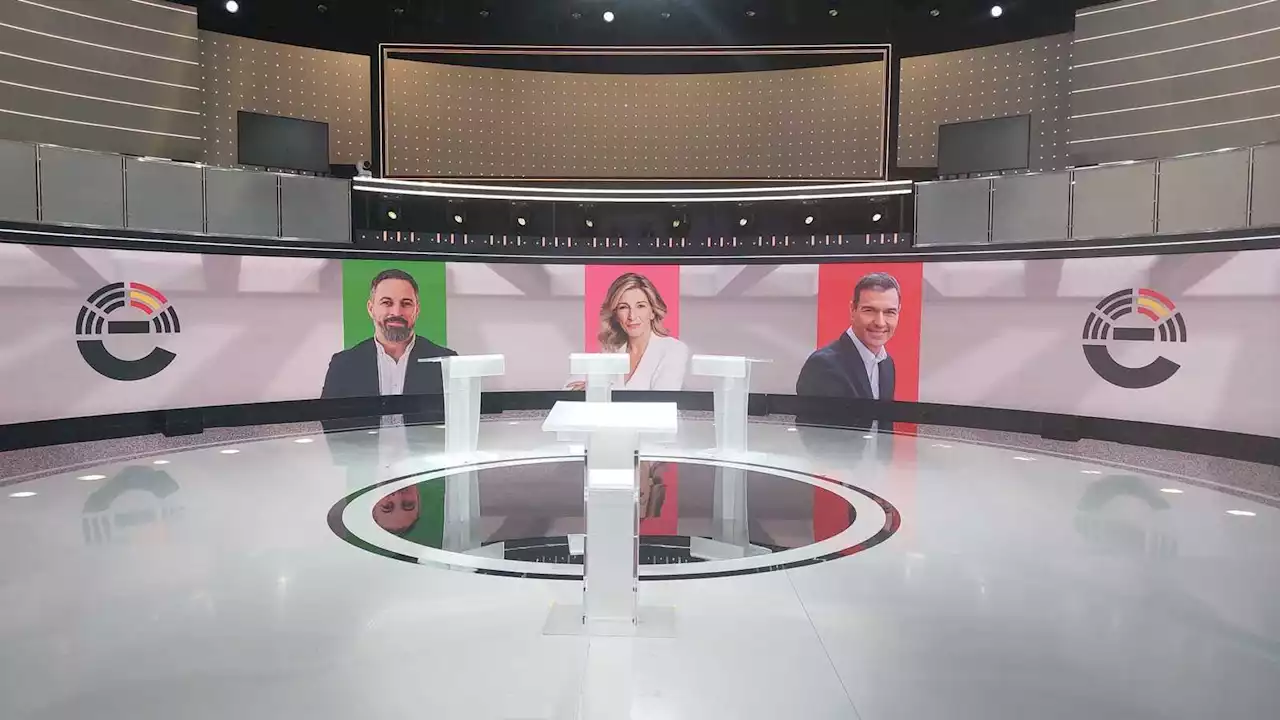 El debate electoral a tres en RTVE: claves, hora y dónde ver