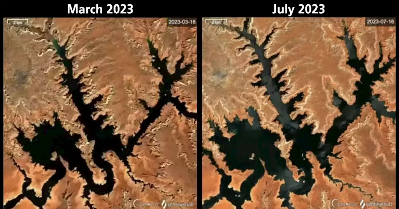 Photos: Lake Powell water levels rise after snowy winter