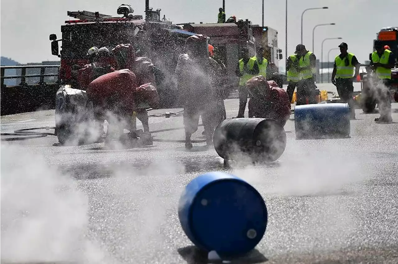 Traffic diversions expected at Tuas Second Link on July 26 due to chemical spill exercise