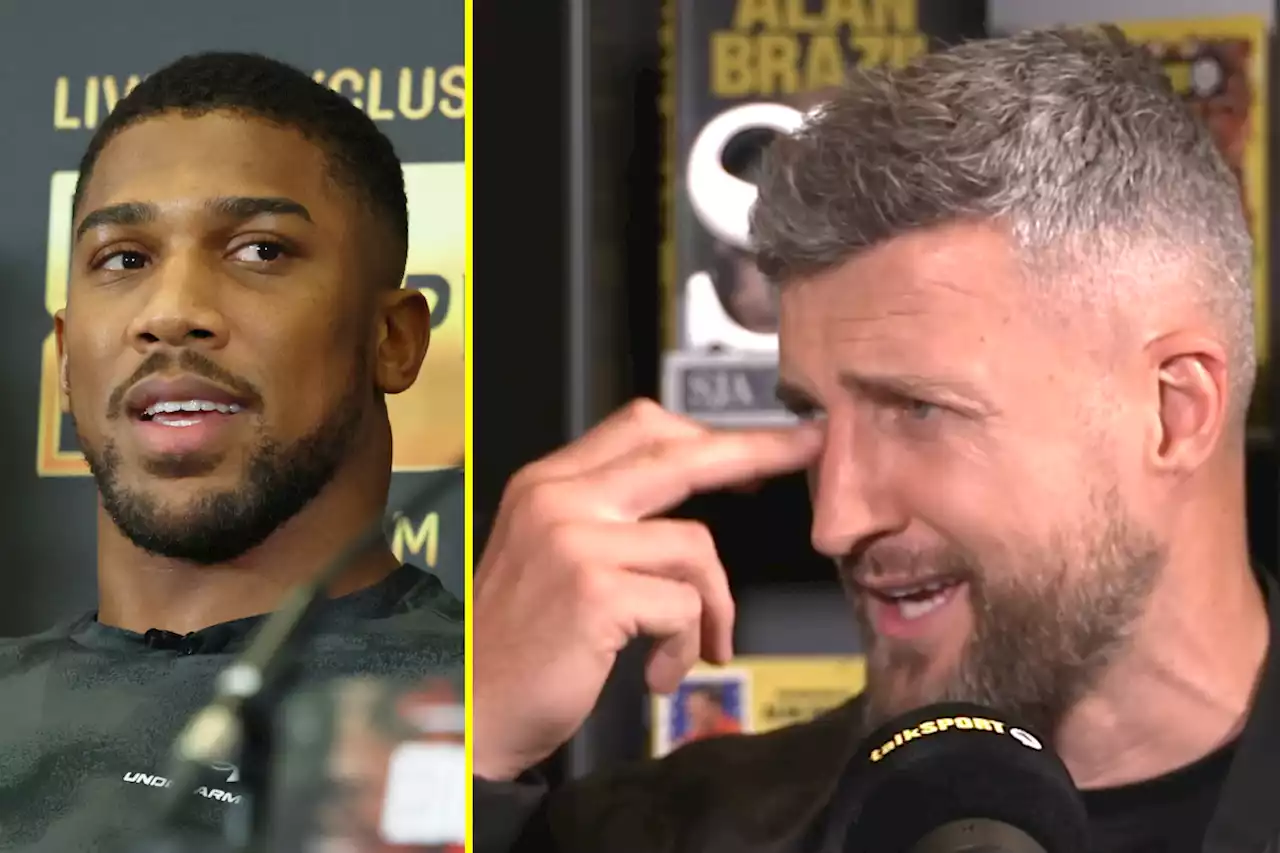 'B**ch move' - Carl Froch fires back at Anthony Joshua after nose insult