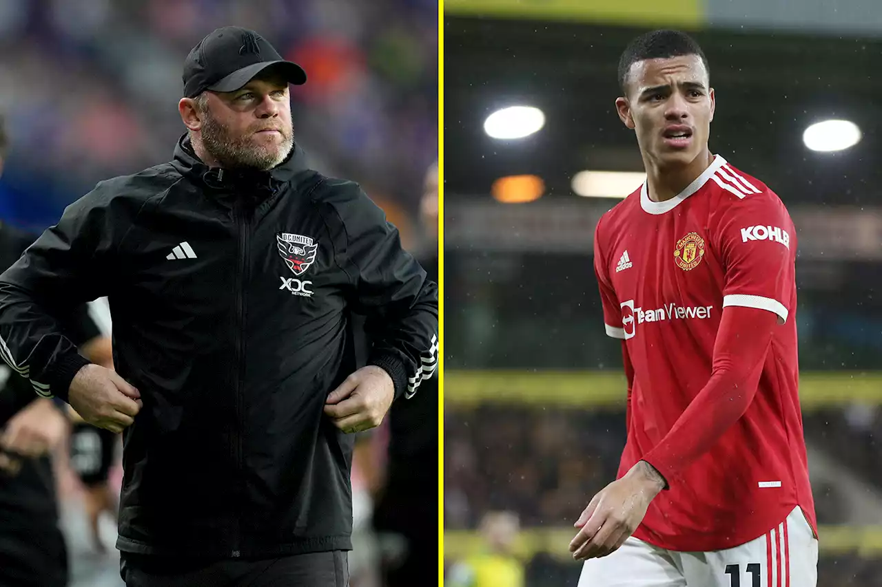 Wayne Rooney says it's best if Mason Greenwood to leave Man United