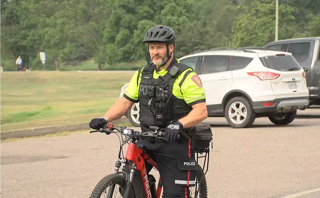 Thunder Bay Police are patrolling on ebikes