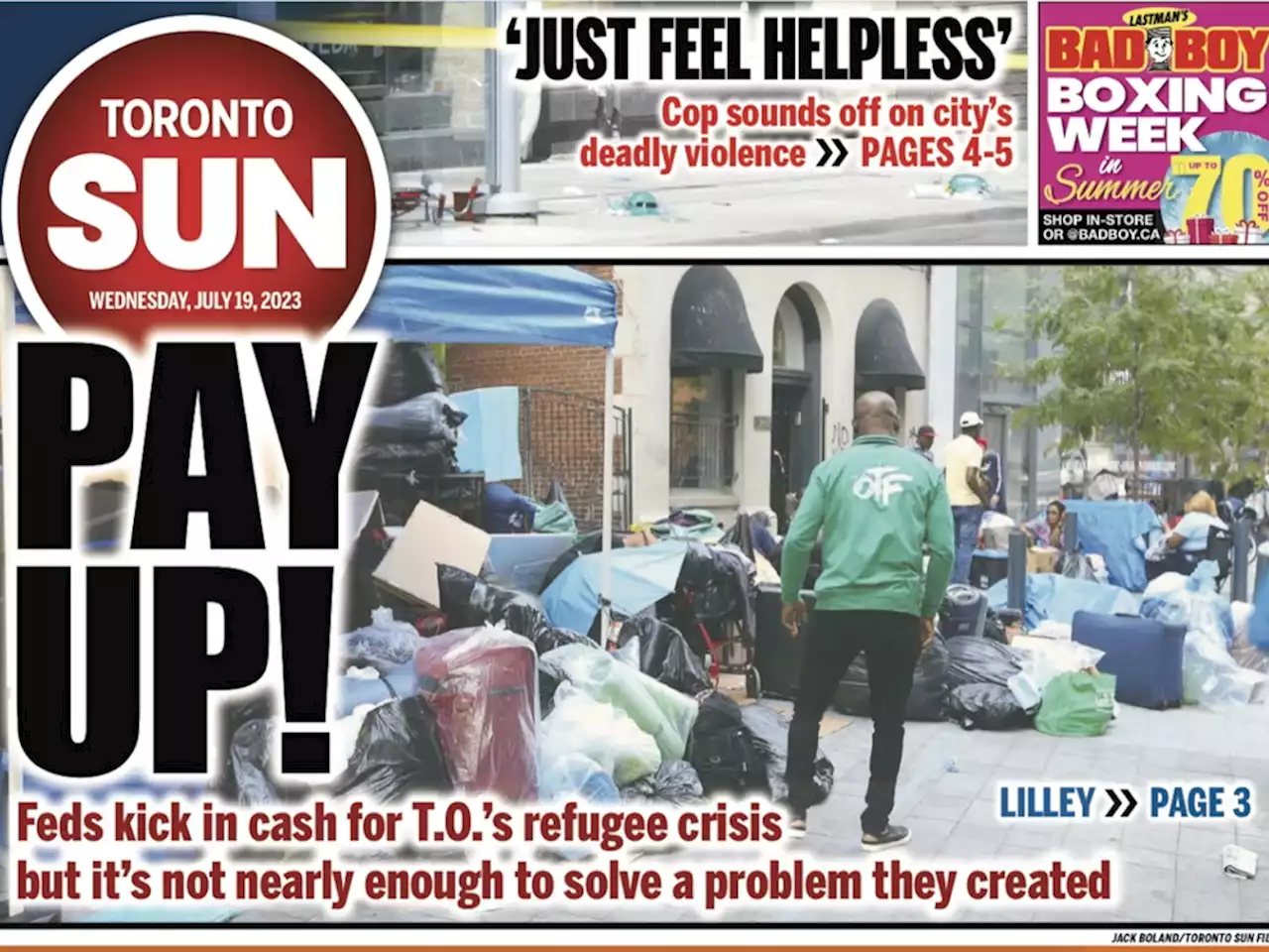 LILLEY UNLEASHED: Trudeau is dumping costs of refugees onto cities, time to pay up