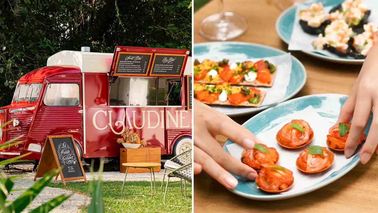 French restaurant Claudine’s cute vintage food truck serves gourmet snacks from S$16