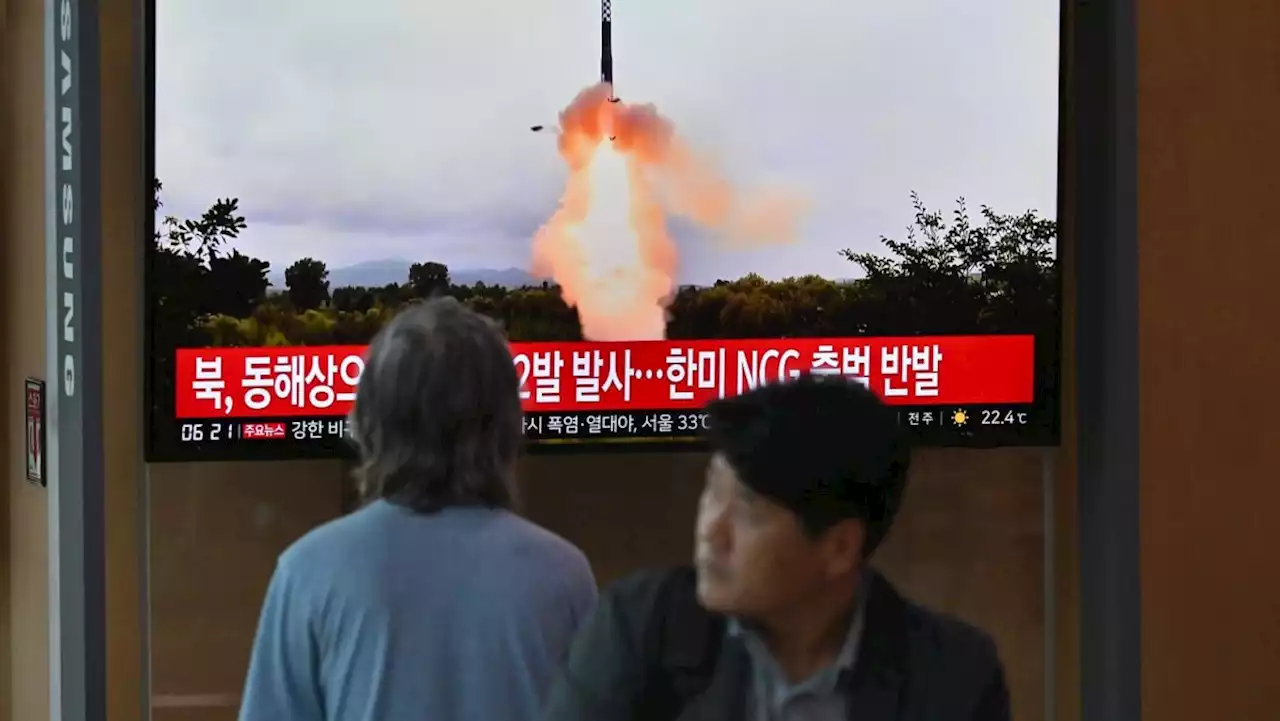 North Korea fires 2 ballistic missiles into sea