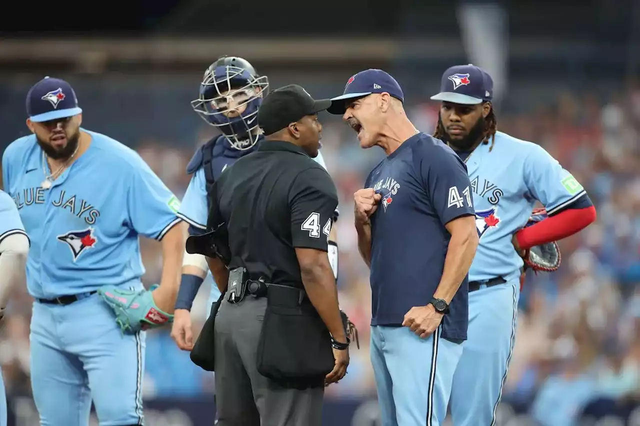 Padres roll to win after missed call puts Jays in a hole early