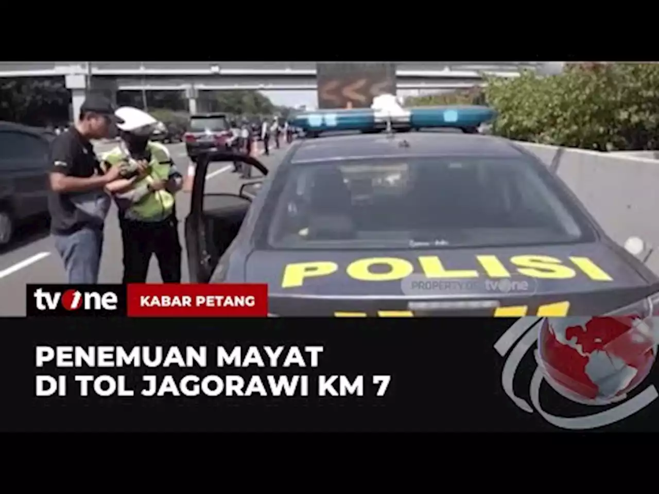 Petugas Jasa Marga Temukan Jasad Tanpa Identitas di Tol Jagorawi KM 7 - tvOne