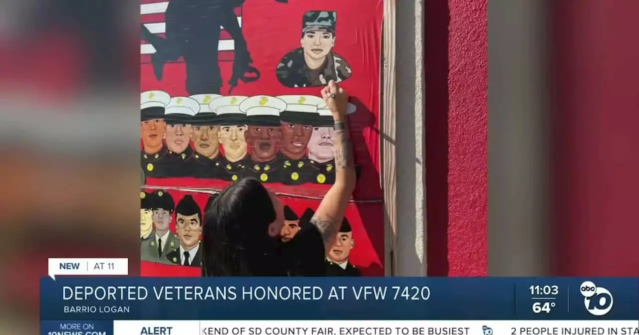 Deported veterans honored at Don Diego VFW Post 7420 in Barrio Logan